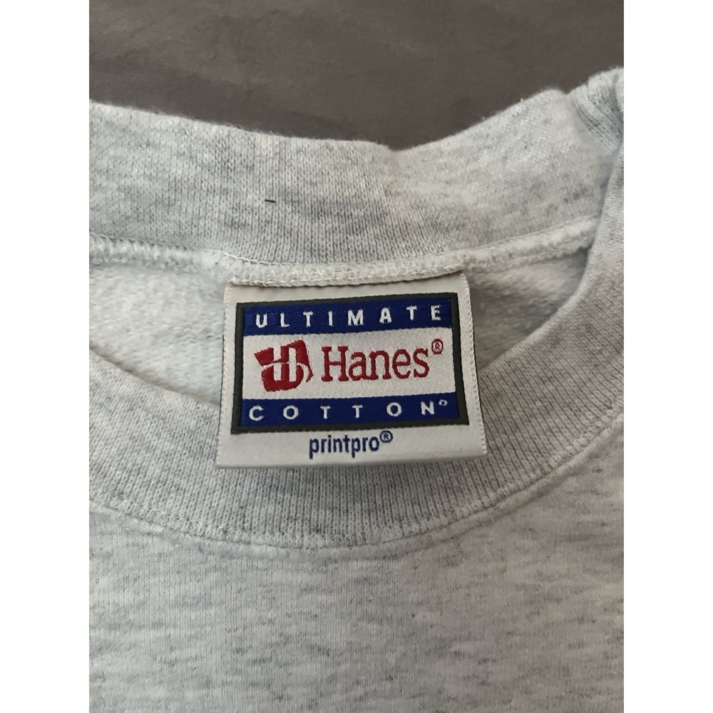 Hanes Friendsgiving Thanksgiving Crewneck Sweatshirt Men's XL Gray Friends - Picture 3 of 8